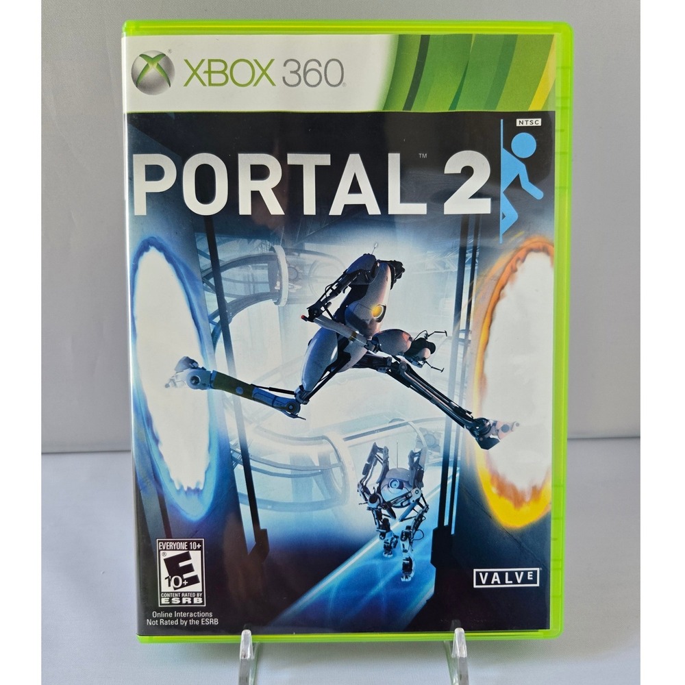 Portal 2 - Microsoft Xbox 360 - Complete CIB W/ Manual - Tested & Working